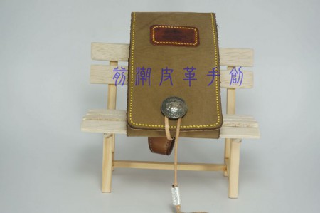 iphone6 plus 手機套 外皮牛巴哥皮 內裏小牛皮 真錢幣扣